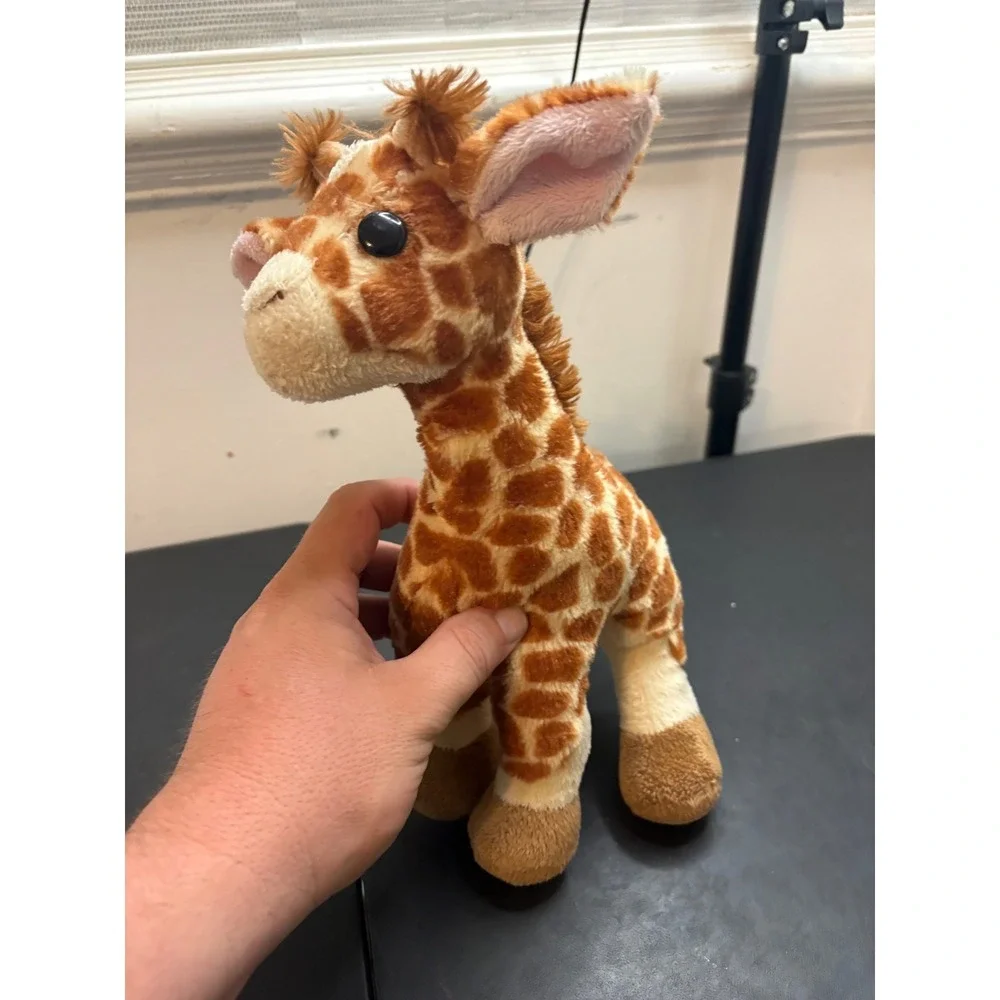 Ganz Webkinz Giraffe Plush Stuffed Animal Brown Spotted HM403 No Code